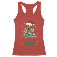 Funny 67 Christmas Racerback Tank Top 6 7 Plates Later Xmas Dinner Turkey - Wonder Print Shop
