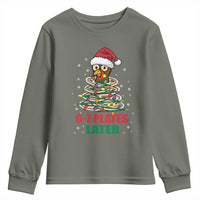 Funny 67 Christmas Youth Sweatshirt 6 7 Plates Later Xmas Dinner Turkey - Wonder Print Shop