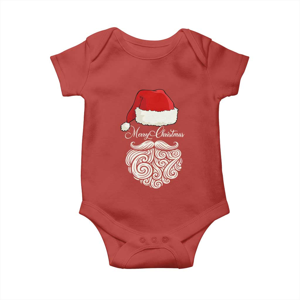 6 7 Xmas 67 Santa Six Seven Meme Merry Christmas Baby Onesie - Wonder Print Shop