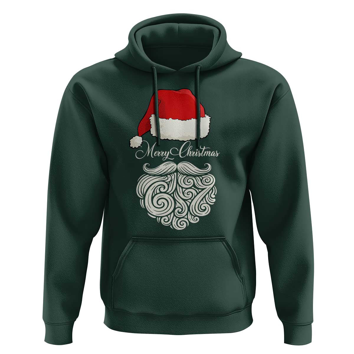 6 7 Xmas 67 Santa Six Seven Meme Merry Christmas Hoodie - Wonder Print Shop