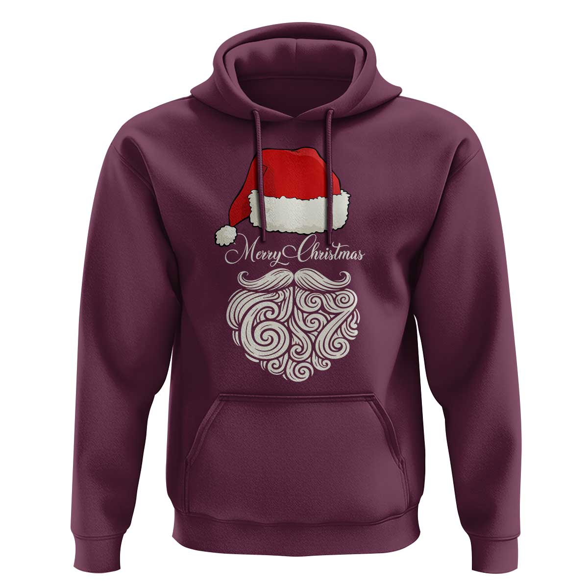 6 7 Xmas 67 Santa Six Seven Meme Merry Christmas Hoodie - Wonder Print Shop