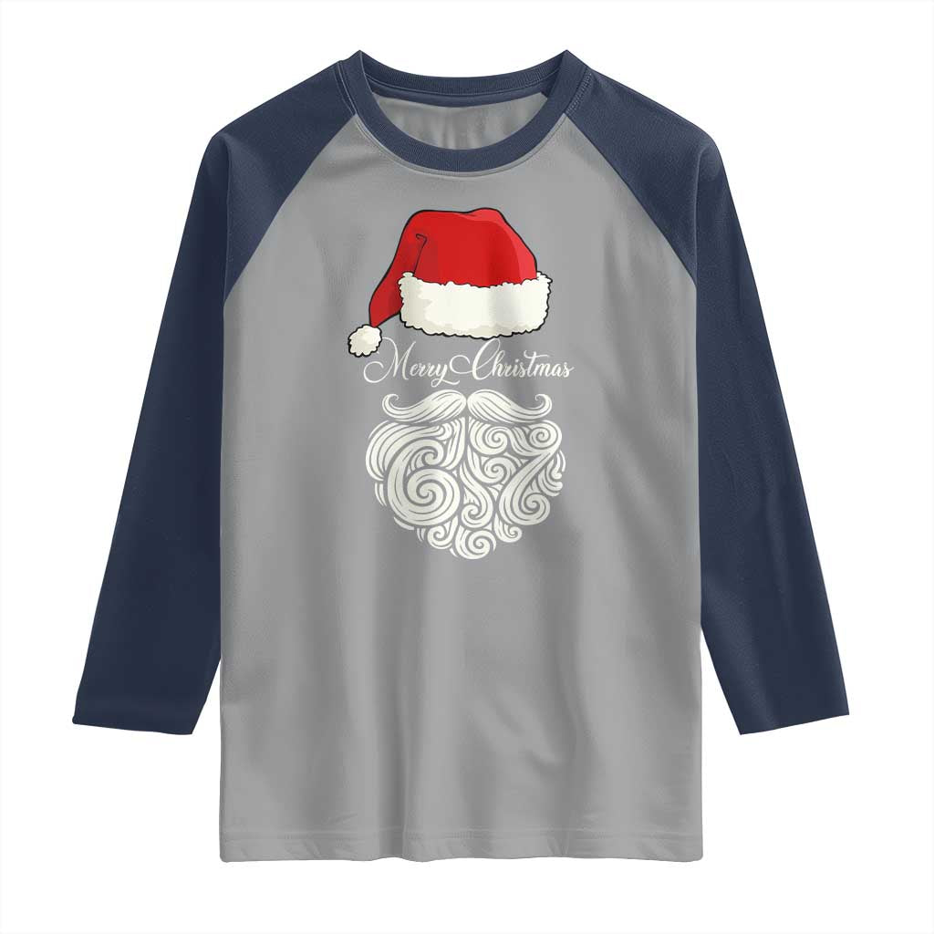 6 7 Xmas 67 Santa Six Seven Meme Merry Christmas Raglan Shirt - Wonder Print Shop