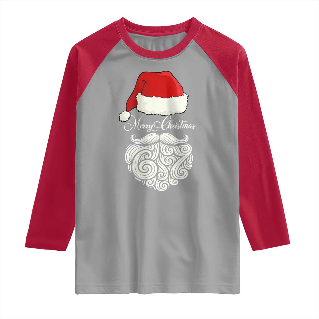 6 7 Xmas 67 Santa Six Seven Meme Merry Christmas Raglan Shirt - Wonder Print Shop