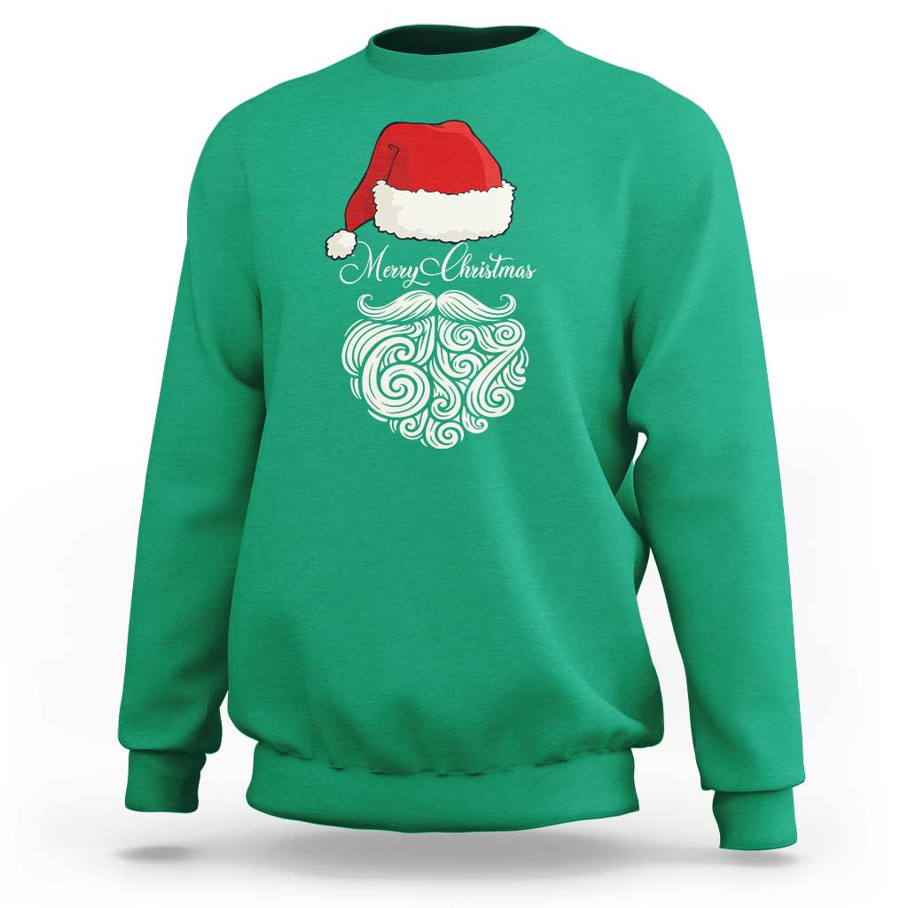 6 7 Xmas 67 Santa Six Seven Meme Merry Christmas Sweatshirt - Wonder Print Shop