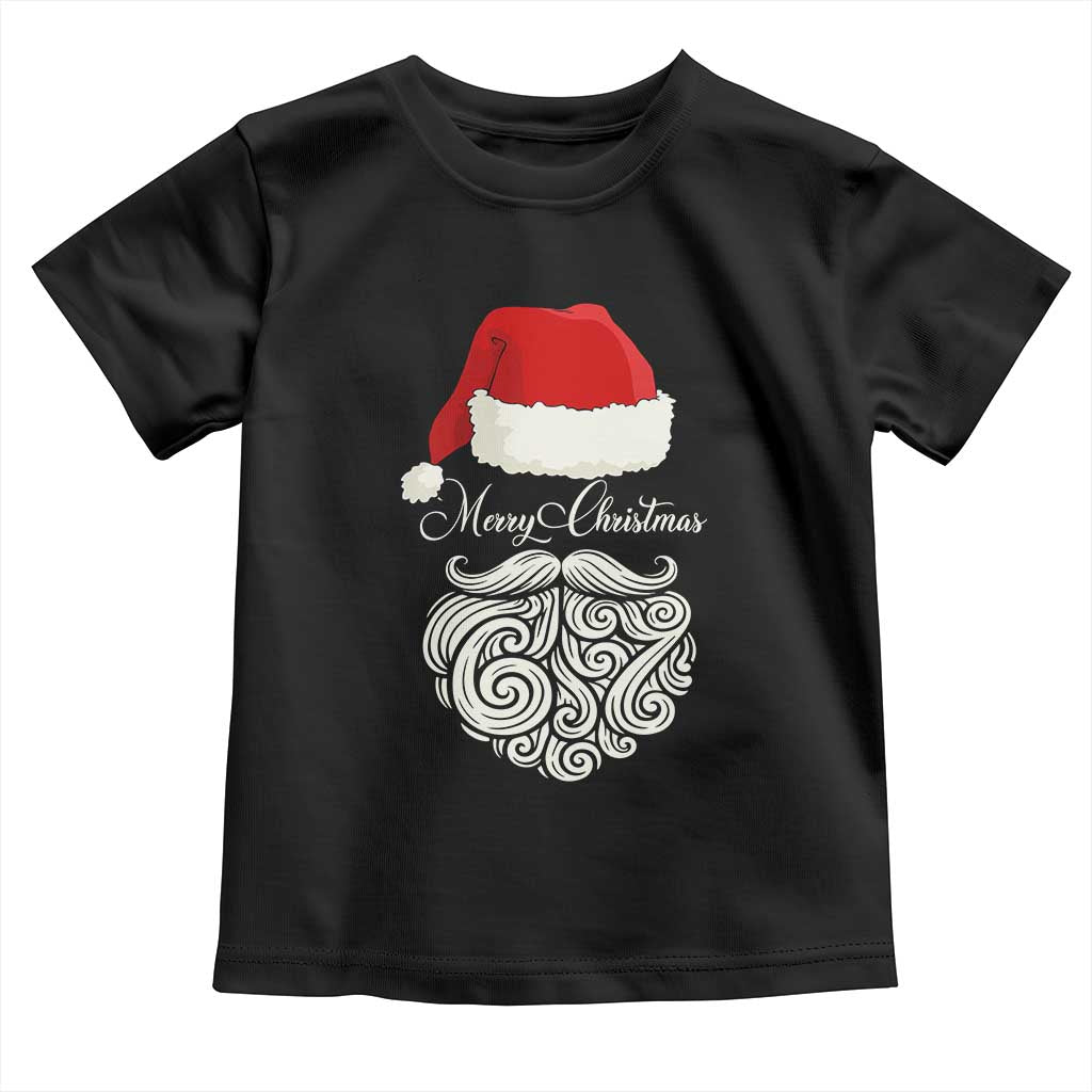 6 7 Xmas 67 Santa Six Seven Meme Merry Christmas Toddler T Shirt - Wonder Print Shop