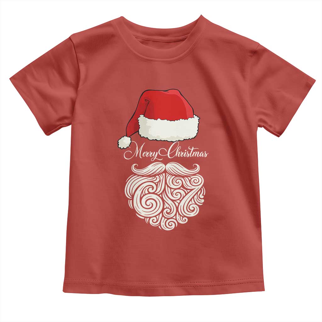 6 7 Xmas 67 Santa Six Seven Meme Merry Christmas Toddler T Shirt - Wonder Print Shop