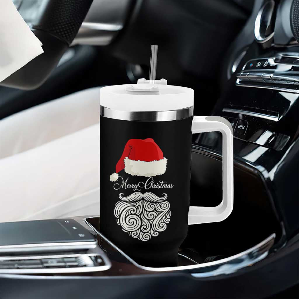 6 7 Xmas 67 Santa Six Seven Meme Merry Christmas Tumbler With Handle - Wonder Print Shop