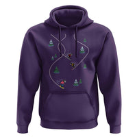 Funny Pixel Ski Snowboard Winter Sport Game Lover Hoodie - Wonder Print Shop