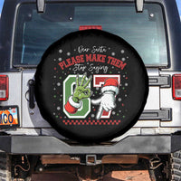 Funny Dear Santa Please Make Them Stop Saying 67 Christmas Spare Tire Cover Six Seven Meme Xmas - Wonder Print Shop
