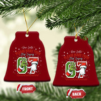 Funny Dear Santa Please Make Them Stop Saying 67 Christmas Ceramic Ornament Six Seven Meme Xmas - Wonder Print Shop