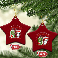 Funny Dear Santa Please Make Them Stop Saying 67 Christmas Ceramic Ornament Six Seven Meme Xmas - Wonder Print Shop