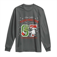 Funny Dear Santa Please Make Them Stop Saying 67 Christmas Long Sleeve Shirt Six Seven Meme Xmas - Wonder Print Shop