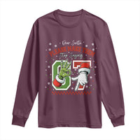 Funny Dear Santa Please Make Them Stop Saying 67 Christmas Long Sleeve Shirt Six Seven Meme Xmas - Wonder Print Shop