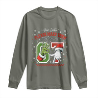 Funny Dear Santa Please Make Them Stop Saying 67 Christmas Long Sleeve Shirt Six Seven Meme Xmas - Wonder Print Shop