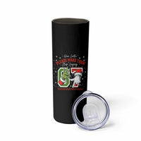 Funny Dear Santa Please Make Them Stop Saying 67 Christmas Skinny Tumbler Six Seven Meme Xmas - Wonder Print Shop