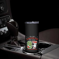 Funny Dear Santa Please Make Them Stop Saying 67 Christmas Skinny Tumbler Six Seven Meme Xmas - Wonder Print Shop