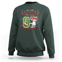 Funny Dear Santa Please Make Them Stop Saying 67 Christmas Sweatshirt Six Seven Meme Xmas - Wonder Print Shop