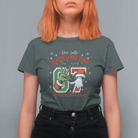 Funny Dear Santa Please Make Them Stop Saying 67 Christmas T Shirt For Women Six Seven Meme Xmas - Wonder Print Shop