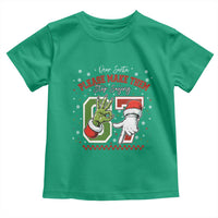 Funny Dear Santa Please Make Them Stop Saying 67 Christmas Toddler T Shirt Six Seven Meme Xmas - Wonder Print Shop