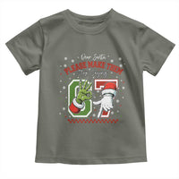 Funny Dear Santa Please Make Them Stop Saying 67 Christmas Toddler T Shirt Six Seven Meme Xmas - Wonder Print Shop