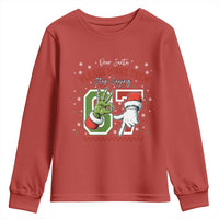 Funny Dear Santa Please Make Them Stop Saying 67 Christmas Youth Sweatshirt Six Seven Meme Xmas - Wonder Print Shop