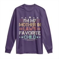 I Am My Mother In Laws Favorite Child Long Sleeve Shirt Family Humor - Wonder Print Shop
