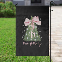 Funny Christmas Mahjong Garden Flag Merry Mahj Xmas Tree Gambling Chinese Game - Wonder Print Shop
