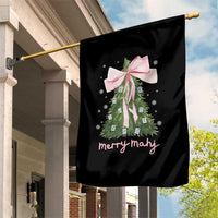 Funny Christmas Mahjong Garden Flag Merry Mahj Xmas Tree Gambling Chinese Game - Wonder Print Shop