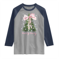 Funny Christmas Mahjong Raglan Shirt Merry Mahj Xmas Tree Gambling Chinese Game - Wonder Print Shop