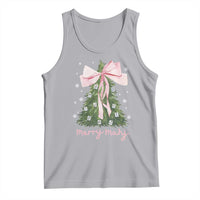 Funny Christmas Mahjong Tank Top Merry Mahj Xmas Tree Gambling Chinese Game - Wonder Print Shop