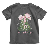 Funny Christmas Mahjong Toddler T Shirt Merry Mahj Xmas Tree Gambling Chinese Game - Wonder Print Shop