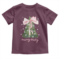 Funny Christmas Mahjong Toddler T Shirt Merry Mahj Xmas Tree Gambling Chinese Game - Wonder Print Shop