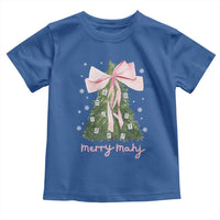Funny Christmas Mahjong Toddler T Shirt Merry Mahj Xmas Tree Gambling Chinese Game - Wonder Print Shop