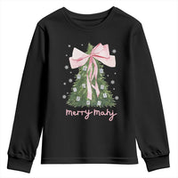 Funny Christmas Mahjong Youth Sweatshirt Merry Mahj Xmas Tree Gambling Chinese Game - Wonder Print Shop
