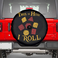 Funny RPG Tabletop Dice Spare Tire Cover This Is How I Roll Vintage D20