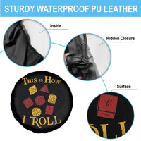 Funny RPG Tabletop Dice Spare Tire Cover This Is How I Roll Vintage D20