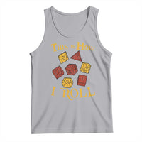 Funny RPG Tabletop Dice Tank Top This Is How I Roll Vintage D20