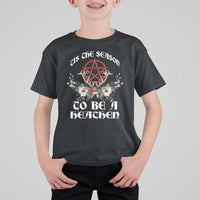 Tis The Season To Be The Heathen T Shirt For Kid Pagan Christmas Yule Holiday Pentagram - Wonder Print Shop