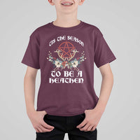 Tis The Season To Be The Heathen T Shirt For Kid Pagan Christmas Yule Holiday Pentagram - Wonder Print Shop