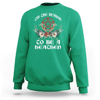 Tis The Season To Be The Heathen Sweatshirt Pagan Christmas Yule Holiday Pentagram - Wonder Print Shop