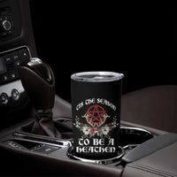 Tis The Season To Be The Heathen Tumbler Cup Pagan Christmas Yule Holiday Pentagram - Wonder Print Shop