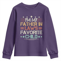 I Am My Father In Laws Favorite Child Youth Sweatshirt Family Humor - Wonder Print Shop