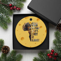 Our History Didn't Start At Slavery Ceramic Ornament Black History Month Ancient Egyptian