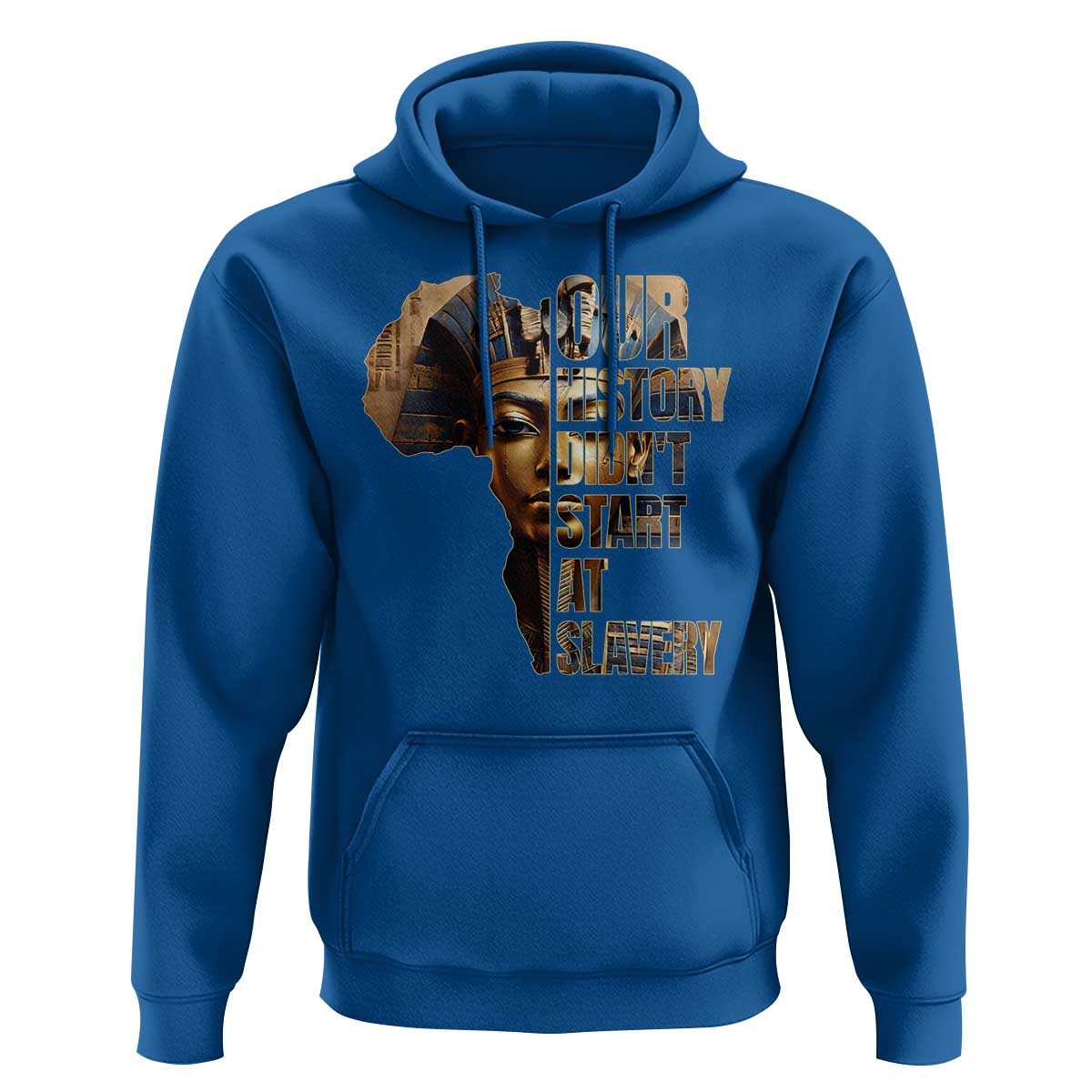 Our History Didn't Start At Slavery Hoodie Black History Month Ancient Egyptian