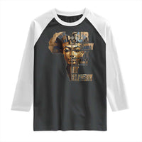 Our History Didn't Start At Slavery Raglan Shirt Black History Month Ancient Egyptian