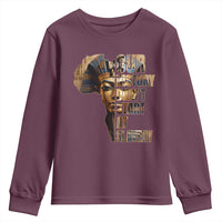 Our History Didn't Start At Slavery Youth Sweatshirt Black History Month Ancient Egyptian