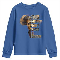 Our History Didn't Start At Slavery Youth Sweatshirt Black History Month Ancient Egyptian