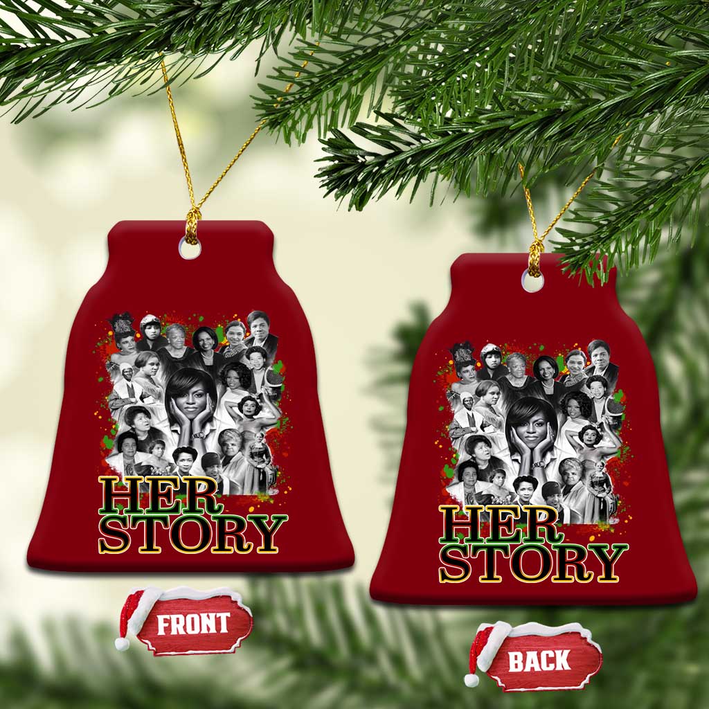 Black Women History Ceramic Ornament Her Story Black History Month