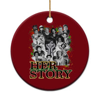 Black Women History Ceramic Ornament Her Story Black History Month
