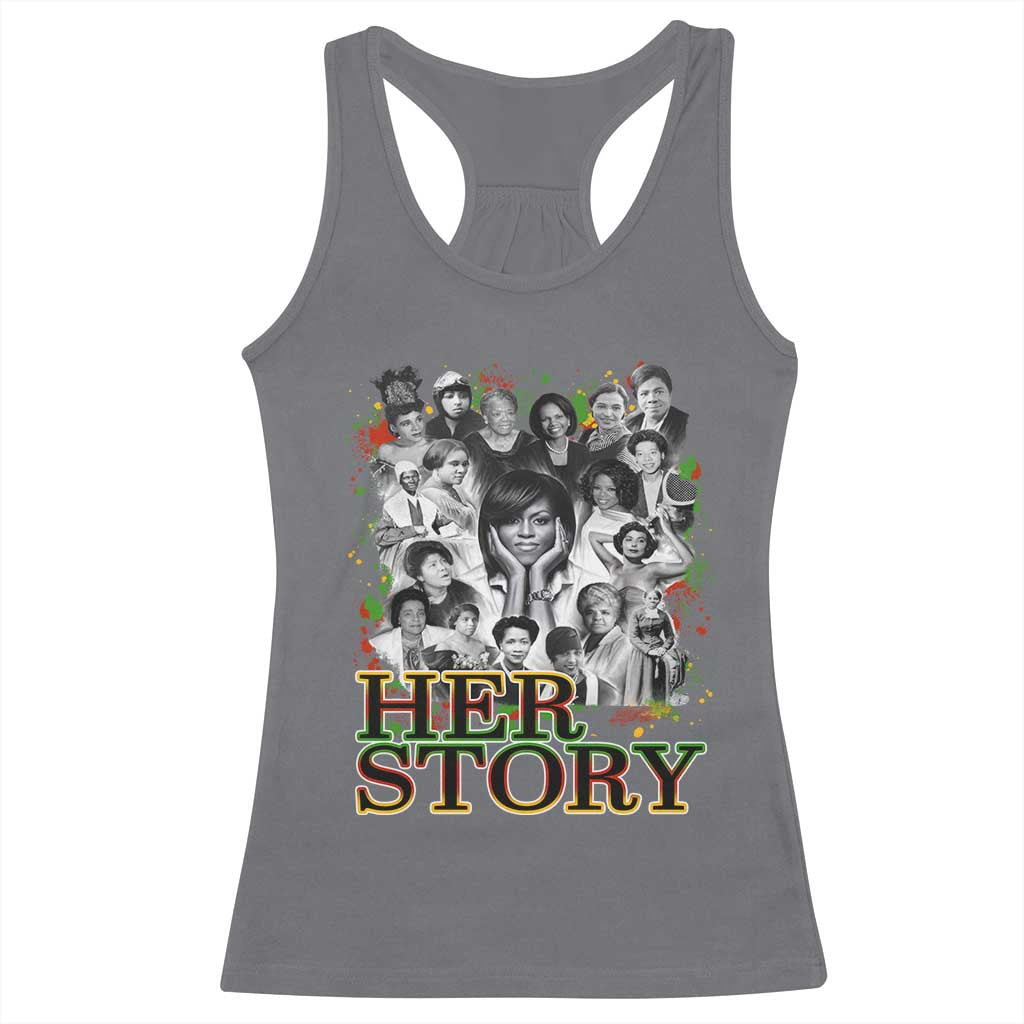 Black Women History Racerback Tank Top Her Story Black History Month